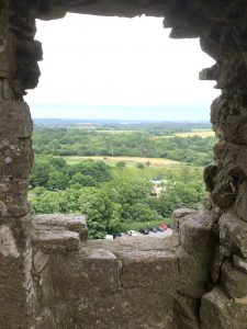 corfe castle view
